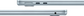 Ноутбук Apple MacBook Air A3240 M4 10 core 16Gb SSD512Gb/10 core GPU 13.6" Liquid Retina (2560x1664) macOS lt.blue WiFi BT Cam (MC6U4LL/A)