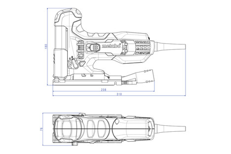 Электролобзик METABO STE 100 Quick