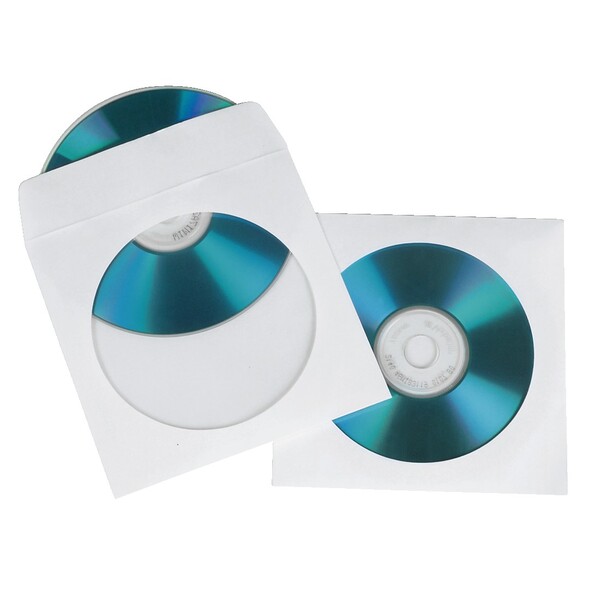 

Конверт Hama на 1CD/DVD H-51173 белый (упак.:50шт)