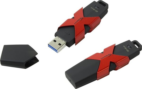 

Флешка Kingston HyperX 64GB, Черный