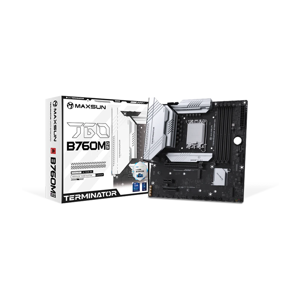 Материнская плата Maxsun LGA 1700 Intel B760 Terminator B760M D5
