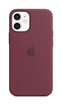 

iPhone 12 mini Silicone Case with MagSafe - Plum