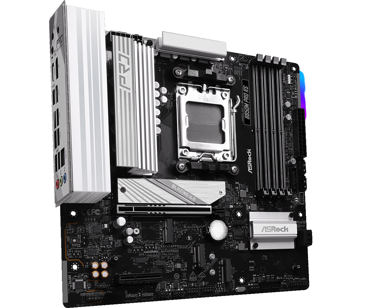 Материнская плата ASRock AM5 AMD B850 B850M PRO RS