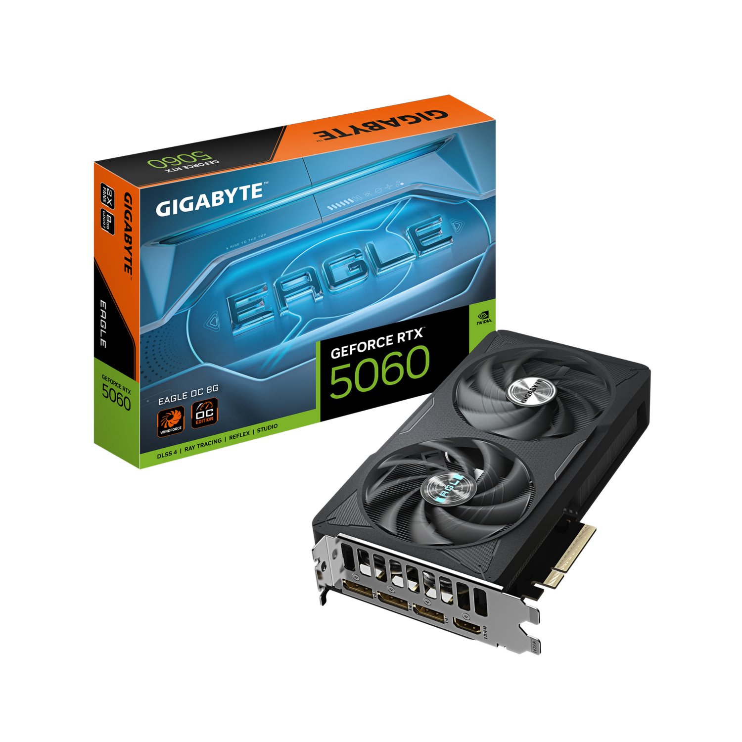 Видеокарта Gigabyte GeForce RTX 5060 8 ΓБ Retail (плохая упаковка )
