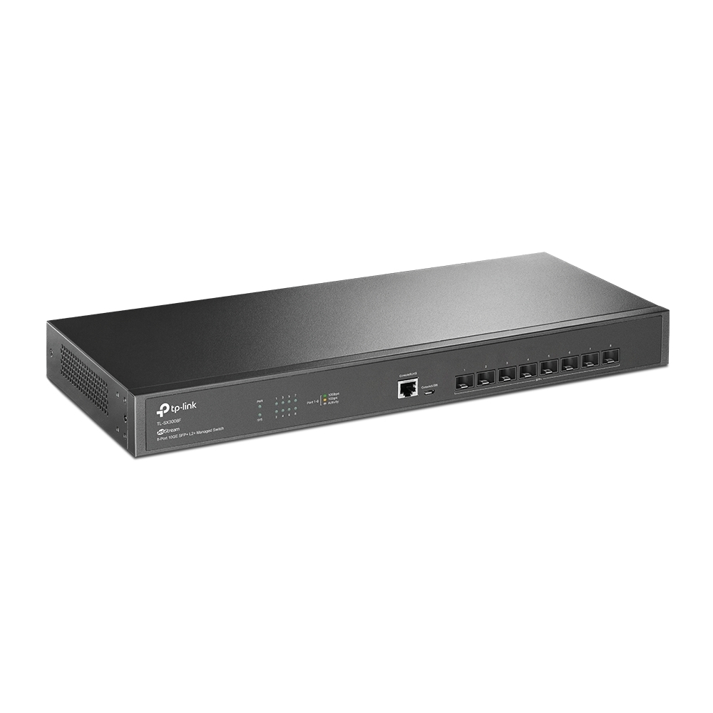 Коммутатор/ Fully managed switch with full 8-port 10G fiber ports and 160 Gbps switching capacity