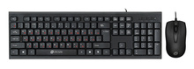 Клавиатура+мышь Oklick KB+M 630M 1091260, цвет черный
