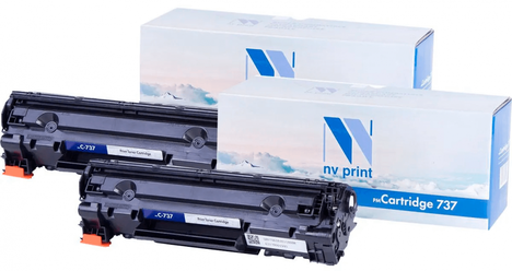 Картридж черный NVPrint i-Sensys, NV-737-SET2