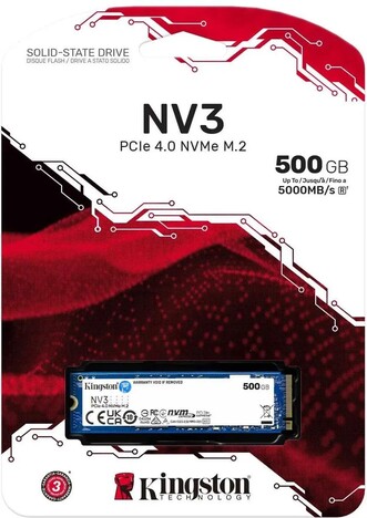 Внутренний твердотельный накопитель Kingston NV3 500GB