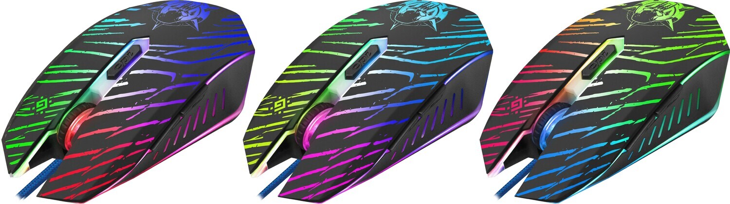 Мышь Defender Dark Agent GM-590L 52590, цвет черный