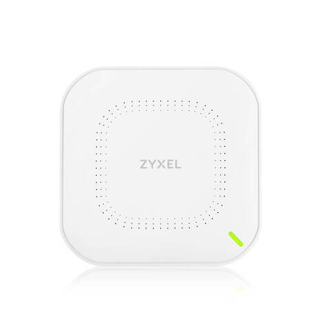 Точка доступа/ Zyxel NebulaFlex NWA50AX Hybrid Access Point, WiFi 6, 802.11a / b / g / n / ac / ax (2.4 and 5 GHz), MU-MIMO, 2x2 antennas, up to 575 + 1200 Mbps, 1xLAN GE, PoE , without support for Captive portal and WPA-Enterprise, protection against 4G / 5G, PSU included