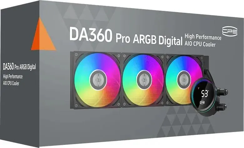 Кулер Процессорный PCCooler жидкостная система охлаждения DA360 Pro ARGB Digital