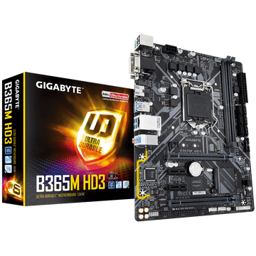Материнская плата Gigabyte LGA1151 Intel B365 B365M HD3