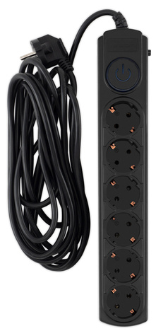 Сетевой фильтр Ippon BK-6-EU-5-10-B