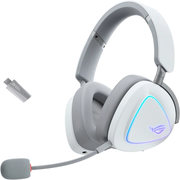 Bluetooth-гарнитура ASUS ROG DELTA II, цвет белый/серый