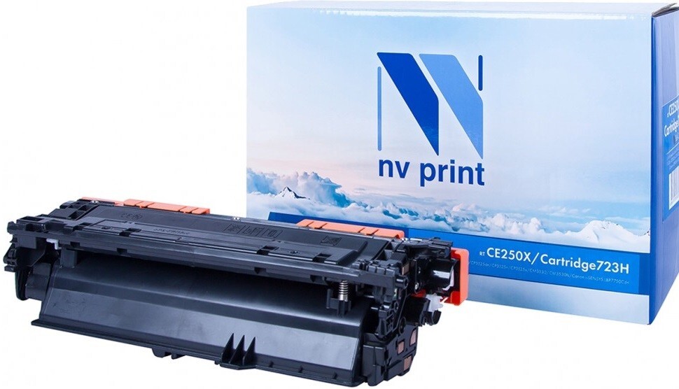 Картридж черный NVPrint Color LaserJet, NV-CE250X/723HBk