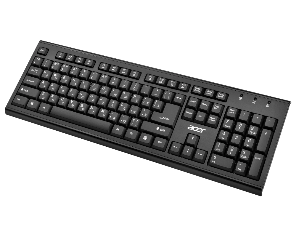 Клавиатура+мышь ACER Клавиатура + мышь OKR120 ZL.KBDEE.007, цвет черный