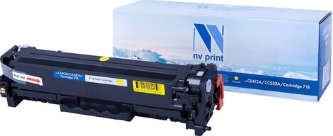Картридж желтый NVPrint Color LaserJet, NV-CE412A/CC532A/718Y