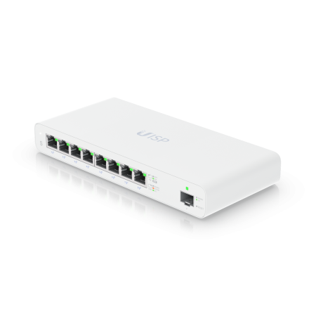Коммутатор  UISP Switch UISP-S PoE-коммутатор, 8х 1G RJ45, 1х SFP, раздача 110 Вт