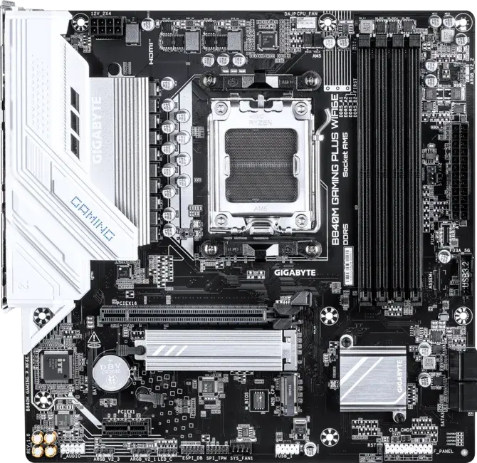 Материнская плата Gigabyte AM5 AMD B840 B840M GAMING PLUS WIFI6E