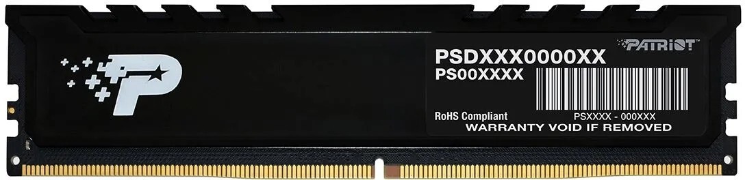 Оперативная память Patriot Signature Premium DDR5 5600МГц 16GB, PSP516G560081H1, RTL