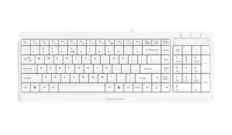 Клавиатура A4tech Fstyler FK15 WHITE, цвет белый