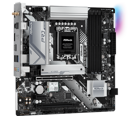 Материнская плата ASRock LGA 1700 Intel B760 B760M PRO RS/D4 WIFI