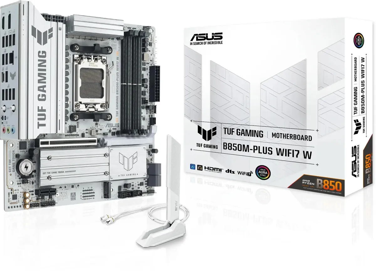 Материнская плата ASUS AMD B850 TUF GAMING B850M-PLUS WIFI7 W