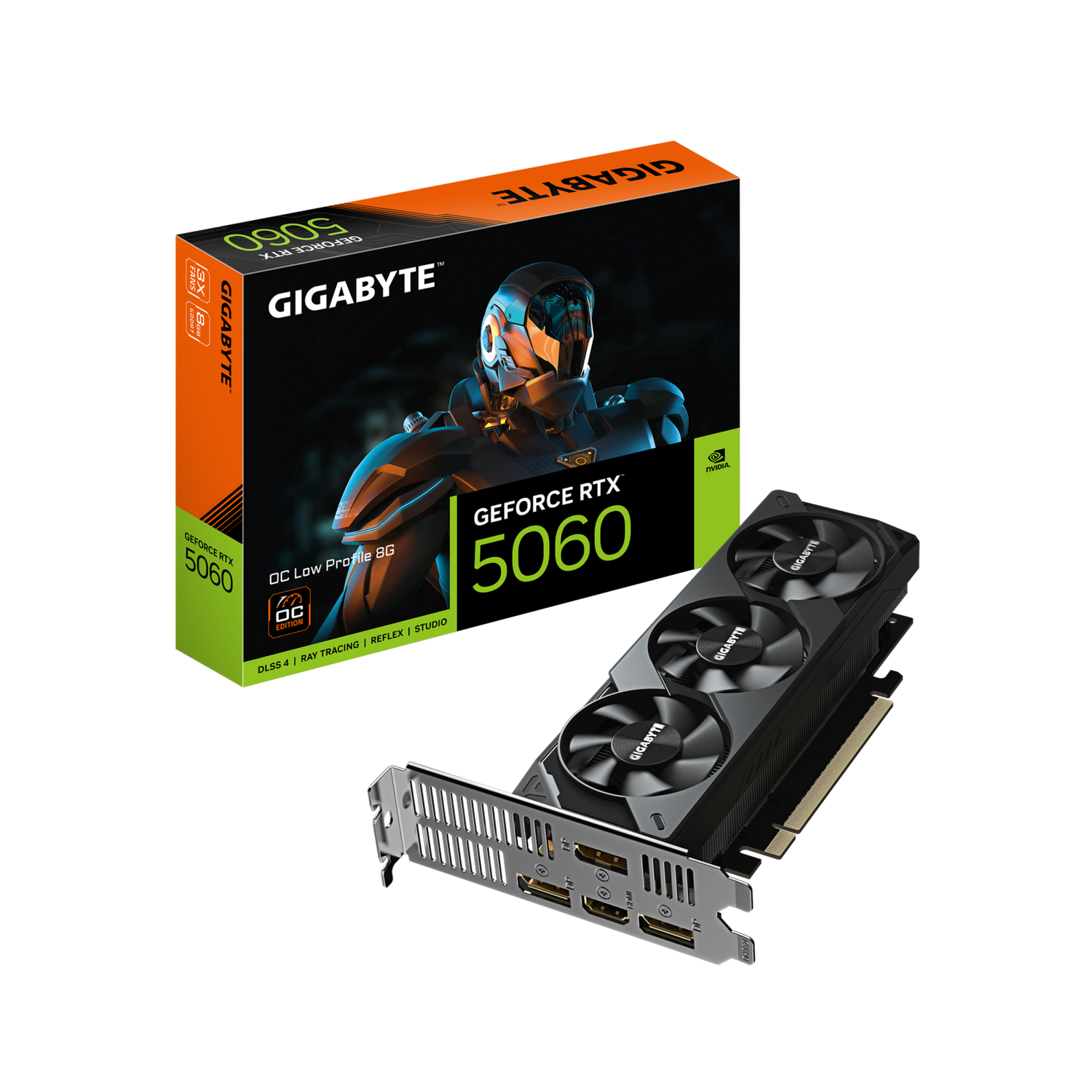Видеокарта Gigabyte GeForce RTX 5060 8 ΓБ Retail