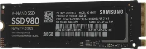 Внутренний твердотельный накопитель Samsung 980 500GB