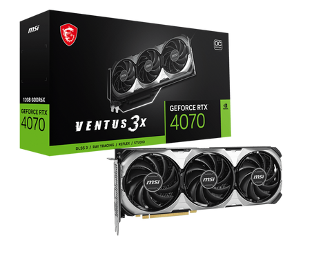 Видеокарта MSI GeForce RTX 4070 12 ΓБ Retail
