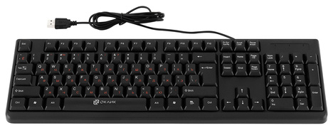 Клавиатура Oklick KeyBoard 100M 654570, цвет черный