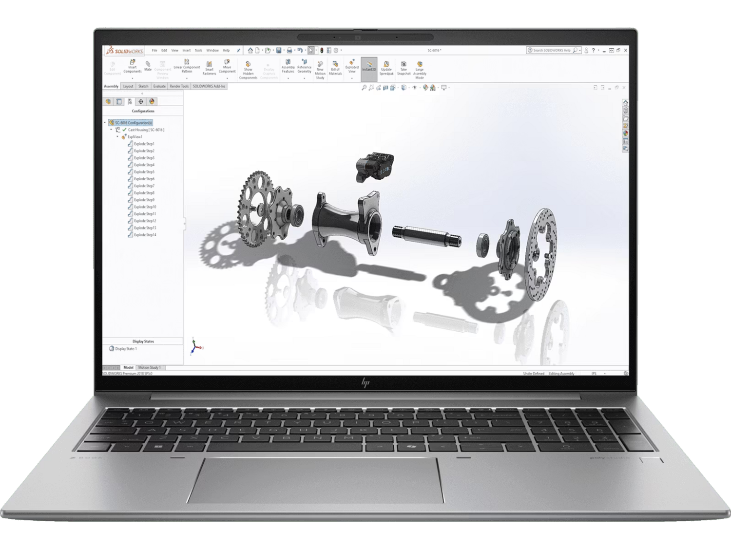 Ноутбук HP Inc. Zbook Firefly 16 G11 A1VX6PT Intel Core Ultra 7 155H (серый)