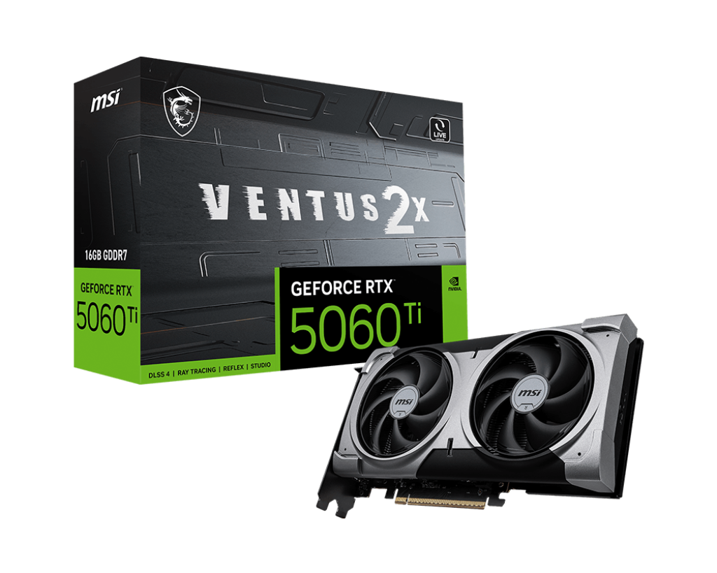 Видеокарта MSI GeForce RTX 5060 Ti 16 ΓБ Retail