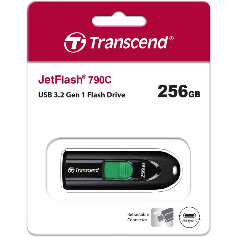 Флешка TRANSCEND JETFLASH 790C 256GB