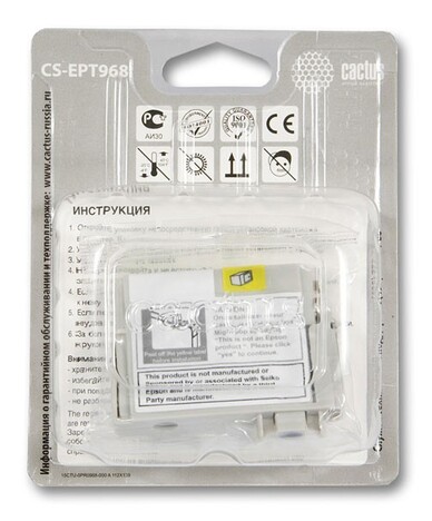 Картридж черный Cactus CS-EPT968