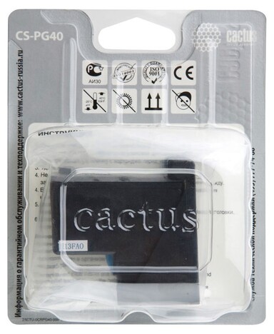 Картридж черный Cactus CS-PG40