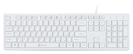 Клавиатура Oklick KeyBoard 500M 1061586, цвет белый