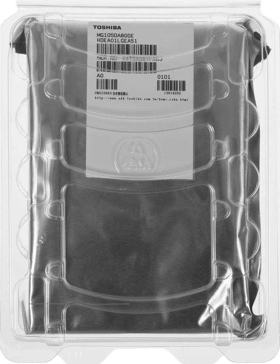Жесткий диск  TOSHIBA Enterprise Capacity 3.5  8 Тб 7.2K SAS 12Gb/s
