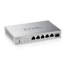 Коммутатор Zyxel XMG-105-ZZ0101F (L2) 5x2.5Гбит/с 1SFP+ неуправляемый