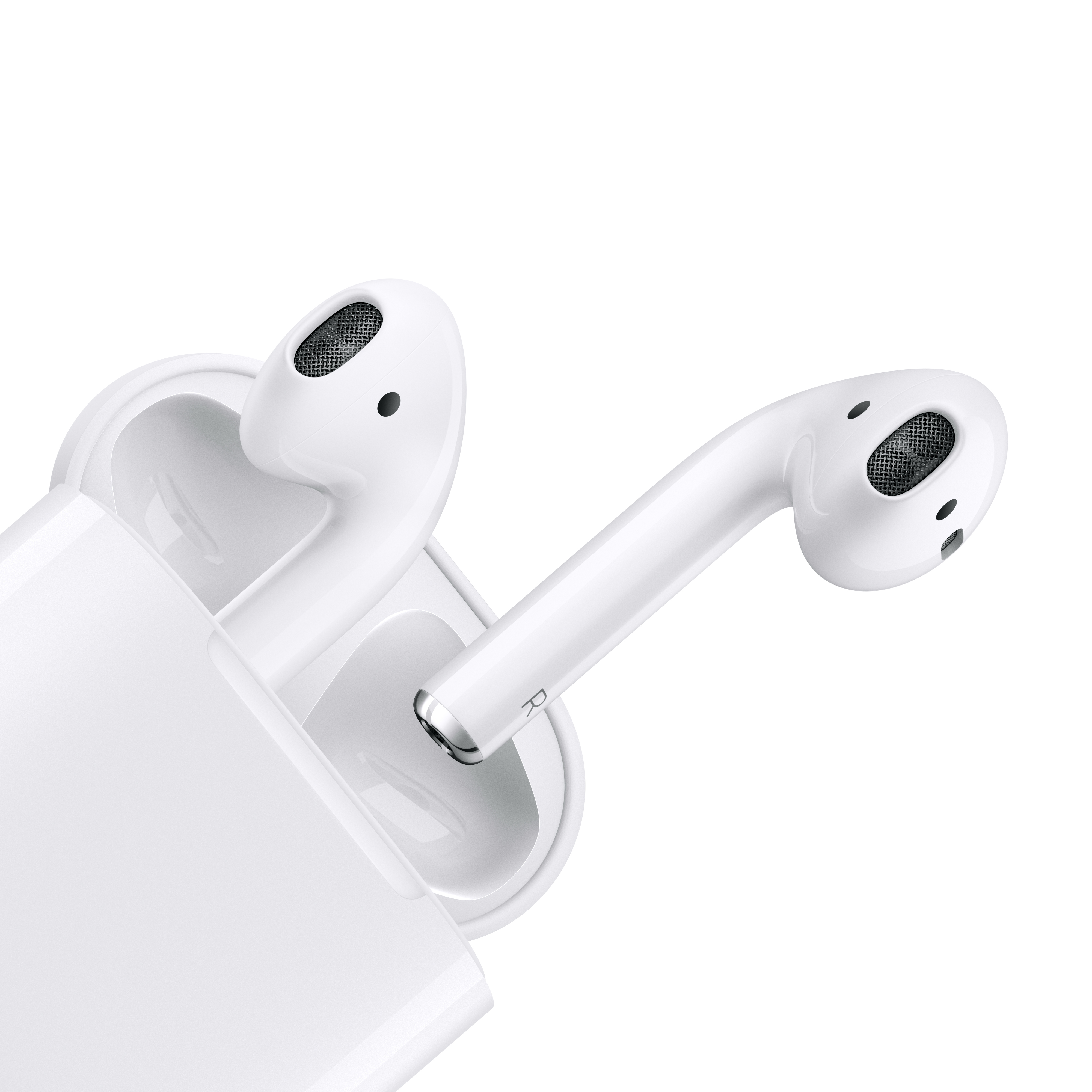 Наушники Apple AirPods 2 (2019) в футляре без возможности беспроводной зарядки, цвет белый