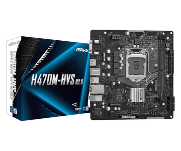 Материнская плата ASRock LGA 1200 Intel H470 H470M-HVS R2.0