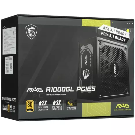 Блок питания MSI MAG A1000GL PCIE5