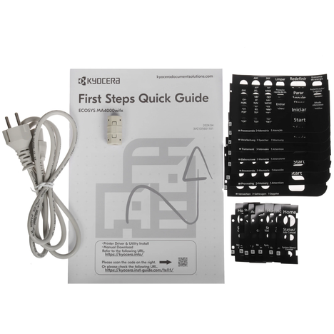 МФУ Kyocera Ecosys MA4000wifx с картриджем