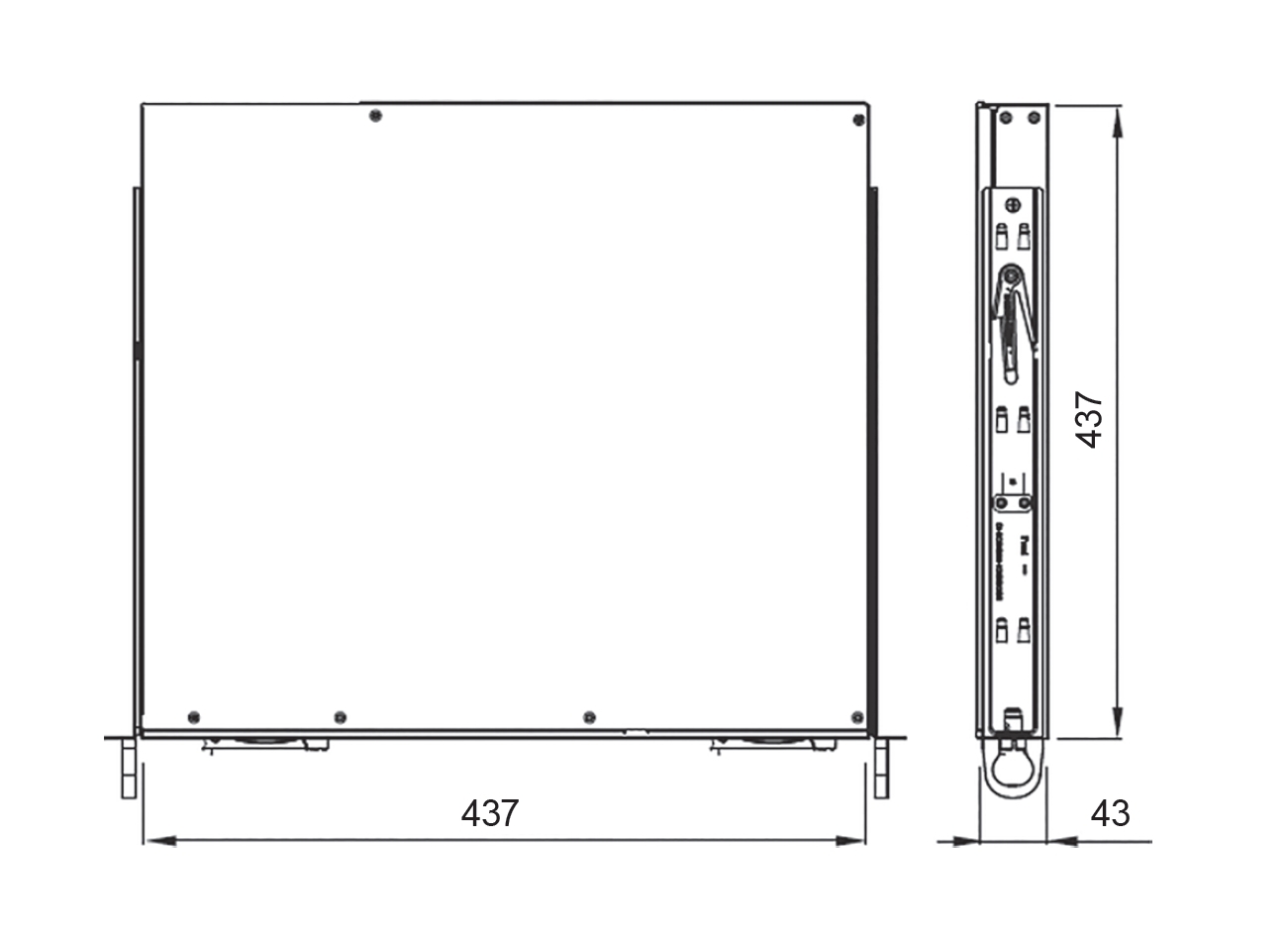Шасси Ablecom 1U CS-R16