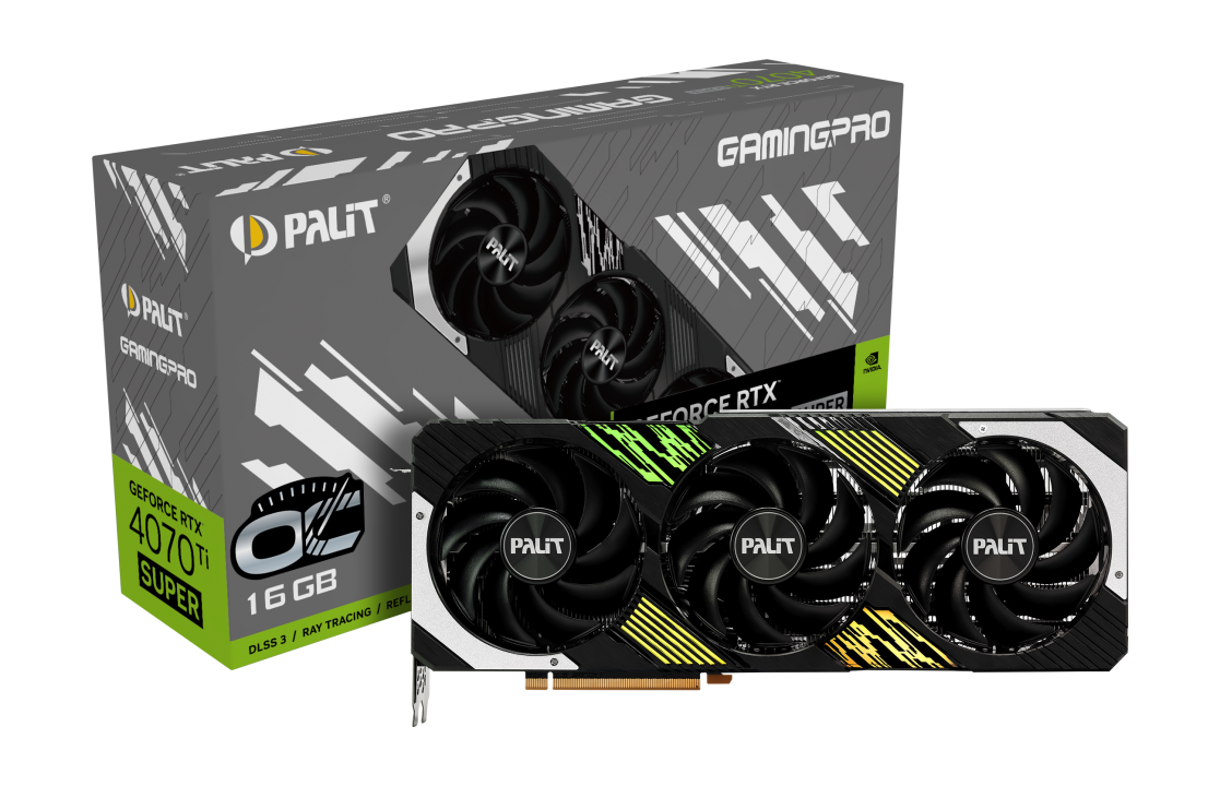 Видеокарта Palit GeForce RTX 4070 Ti Super 16 ΓБ Retail