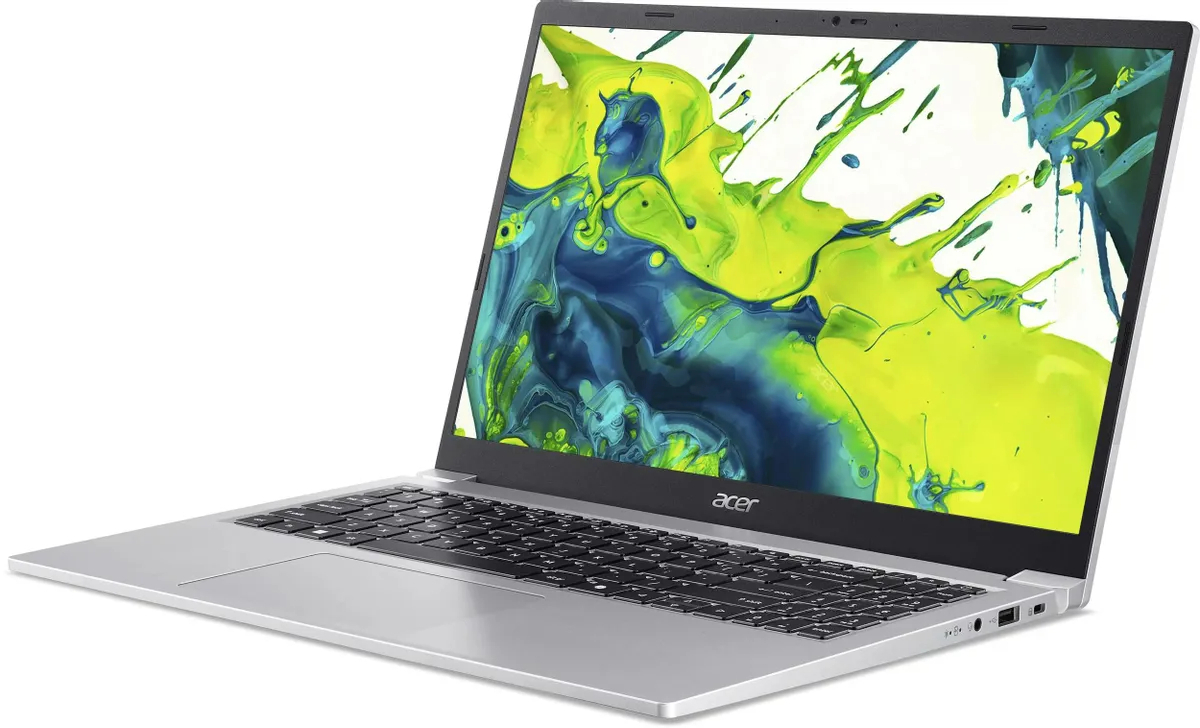 Ноутбук Acer Aspire Lite 15 AL15-36P-C9XQ Intel Core N150/8Gb/SSD256Gb/15.6"/IPS/FHD/1920x1080/60Hz/NoOS/Silver (NX.DGJCD.004)