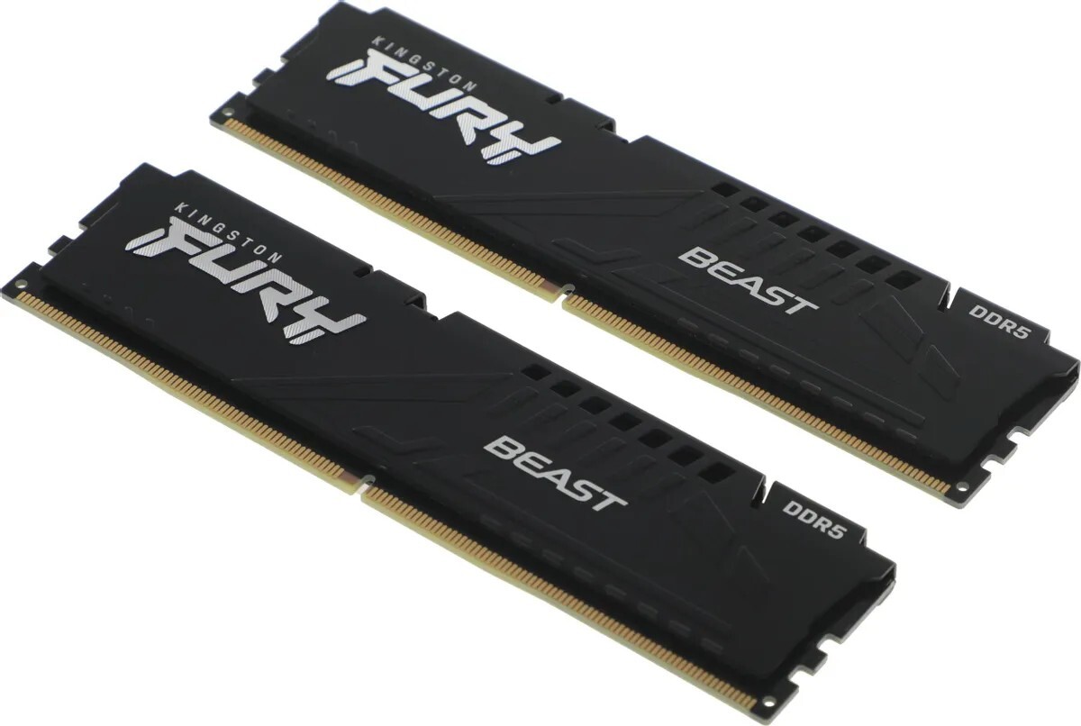 Оперативная память Kingston FURY Beast Black KF560C30BBEK2-16
