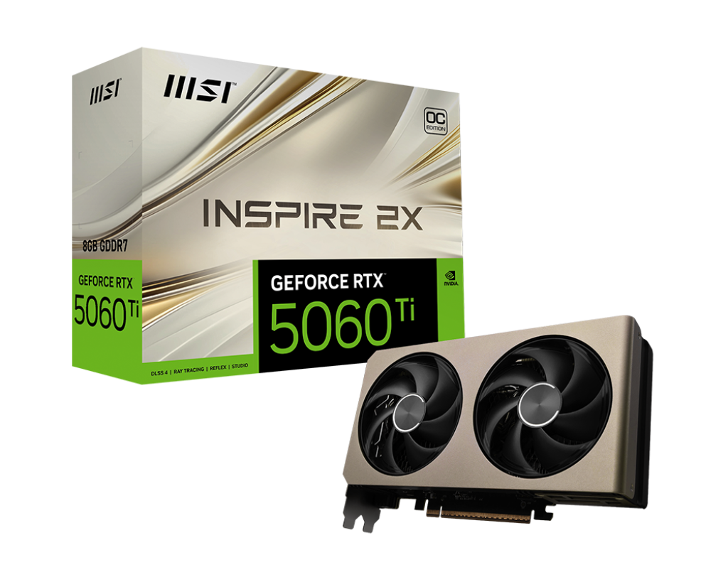 Видеокарта MSI GeForce RTX 5060 Ti 8 ΓБ Retail