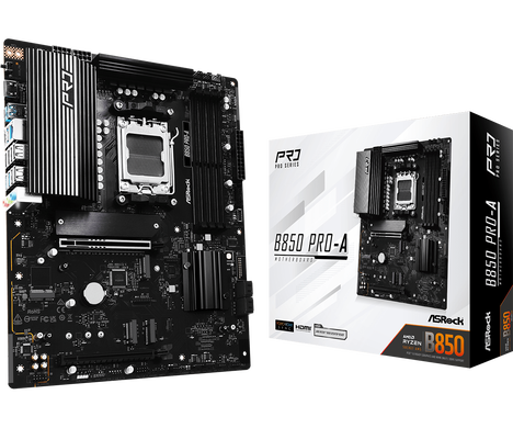 Материнская плата ASRock AM5 AMD B850 B850 PRO-A