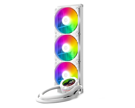 Система водяного охлаждения ID-Cooling SL360 XE Soc-AM5/AM4/1151/1200/2066/1700 4-pin 14-30dB Al+Cu 350W LED Ret